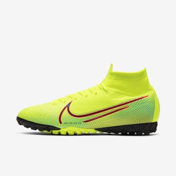 Nike Mercurial Superfly 7 Elite MDS TF - Férfi Focicipő - Citrom/Fekete